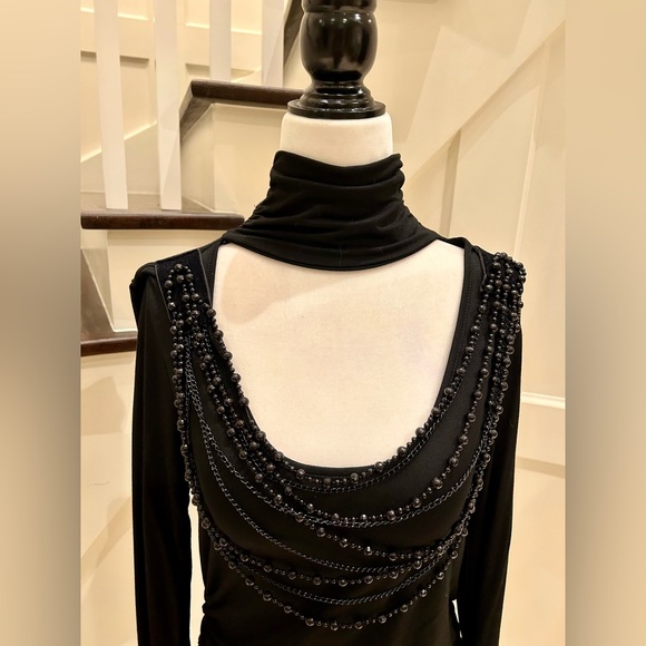 3/$50 Black Embellished Top - ** 3 FOR $50 DEAL + REDUCED SHIPPING ** - Picture 5 of 10